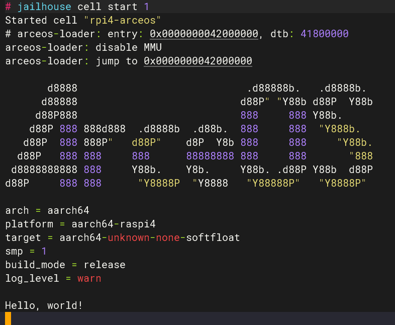 rpi4_jailhouse_cell_start_arceos